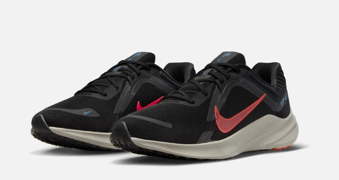 Men's Nike Quest 5 – Black/Bright Crimson